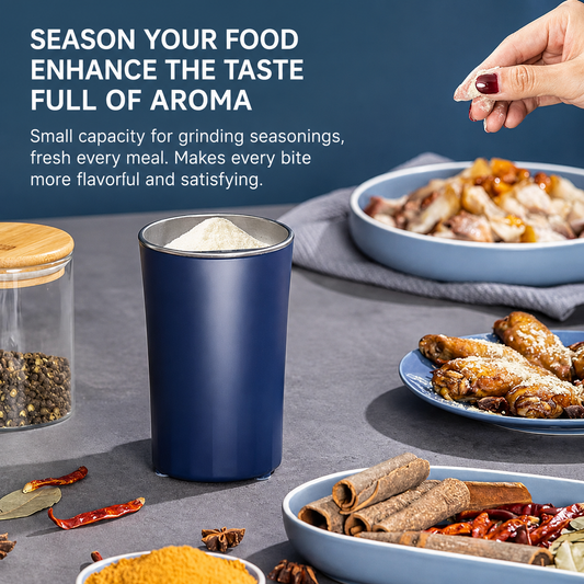 Electric Coffee & Masala Grinder – Fresh Powder in Just 10 Seconds