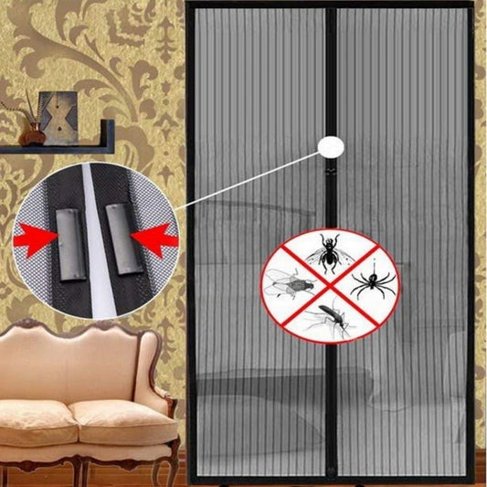 Magic Magnetic Mesh Door Screen | Hands-Free Mosquito Protection for Every Home