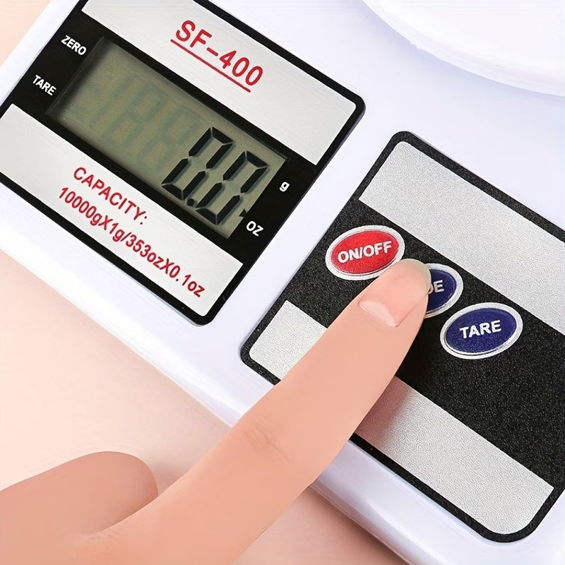 Digital Kitchen Weighing Scale 10 kg, Electronic Weight Machine with LCD Display for Baking, Cooking, Food & Diet,
