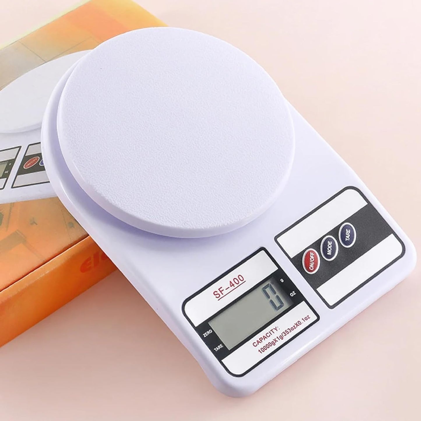 Digital Kitchen Weighing Scale 10 kg, Electronic Weight Machine with LCD Display for Baking, Cooking, Food & Diet,