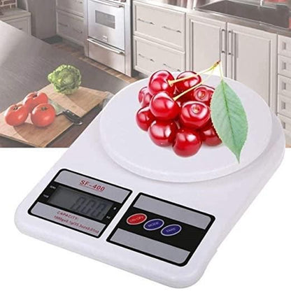 Digital Kitchen Weighing Scale 10 kg, Electronic Weight Machine with LCD Display for Baking, Cooking, Food & Diet,