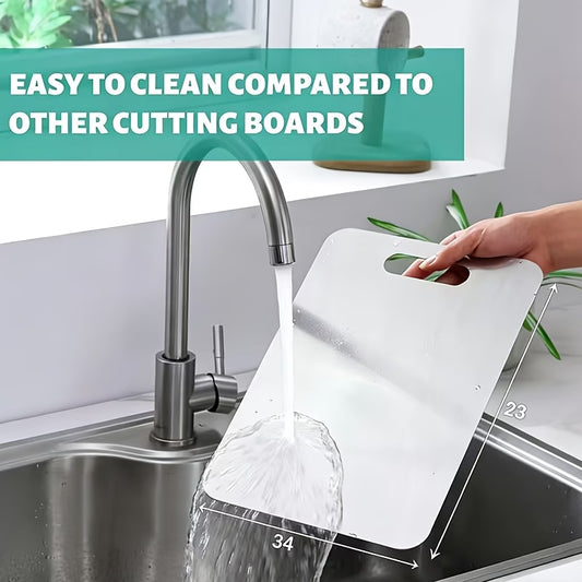 Premium Food-Grade Stainless Steel Chopping Board – Hygienic, Rust-Proof & Easy to Clean
