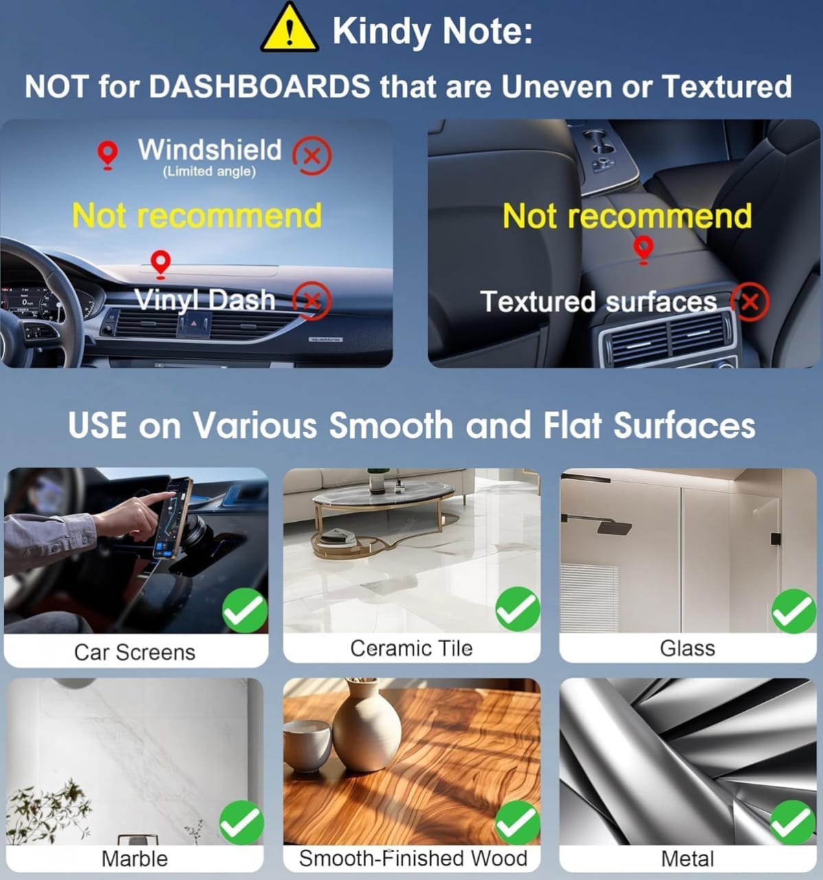 K009 Magnetic Phone Holder | 360° Universal Magnetic Car Dashboard Mobile Stand