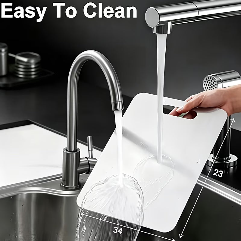 Premium Food-Grade Stainless Steel Chopping Board – Hygienic, Rust-Proof & Easy to Clean