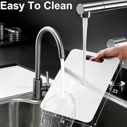 Premium Food-Grade Stainless Steel Chopping Board – Hygienic, Rust-Proof & Easy to Clean