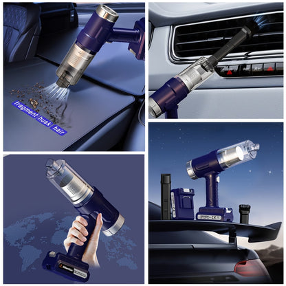 High Power Cordless Car Vacuum Cleaner , 120AW Suction, Portable Handheld Vacuum for Car, Home & Office