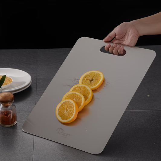Premium Food-Grade Stainless Steel Chopping Board – Hygienic, Rust-Proof & Easy to Clean