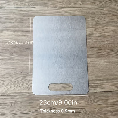 Premium Food-Grade Stainless Steel Chopping Board – Hygienic, Rust-Proof & Easy to Clean
