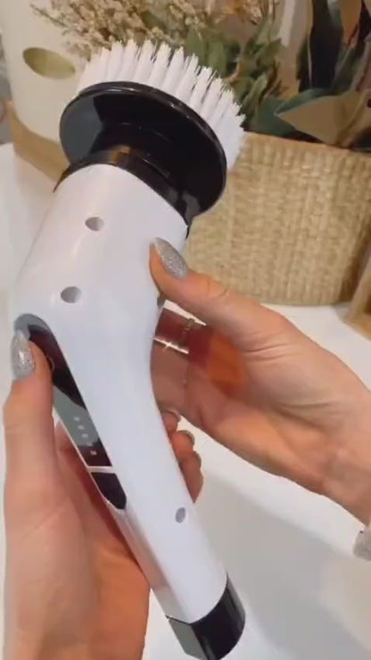 9-in-1 Cordless Electric Spin Scrubber | Rechargeable Bathroom & Floor Cleaning Brush